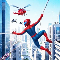 Flying Spider Hero Action Game 아이콘